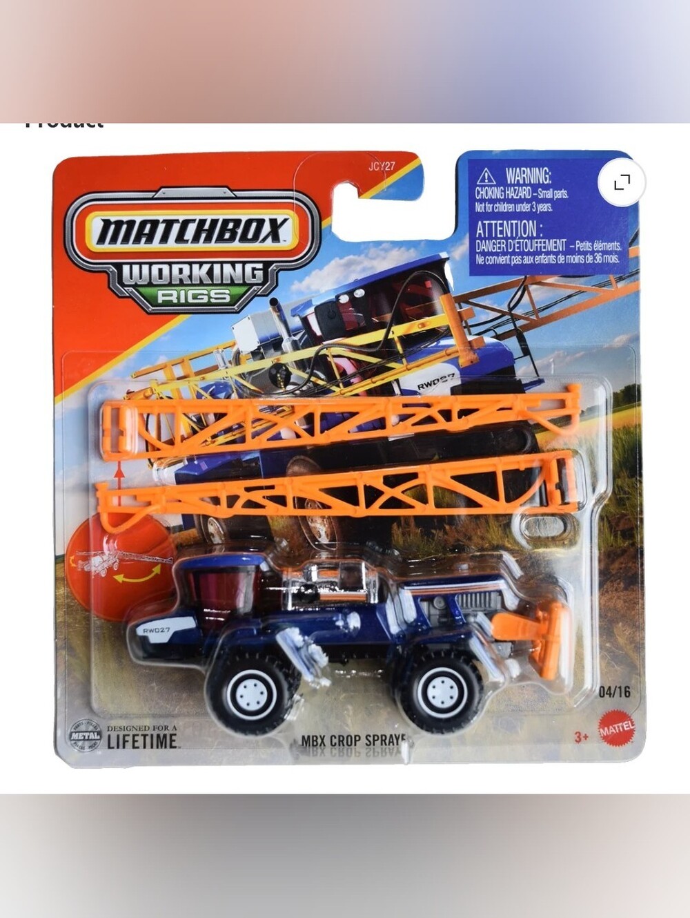 Matchbox MBX Crop Sprayer, working Rigs [blue] 4/16